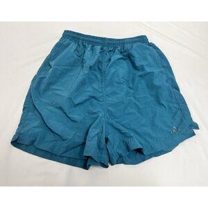 Men’s Vintage Turquoise EMS Lined Swim Shorts Small 🤍